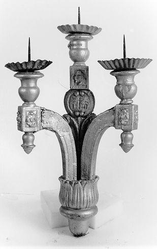 braccio di candelabro - ambito toscano (fine/inizio secc. XIX/ XX)
