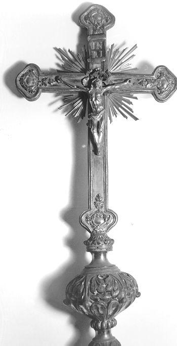 croce processionale - bottega toscana (seconda metà sec. XIX)