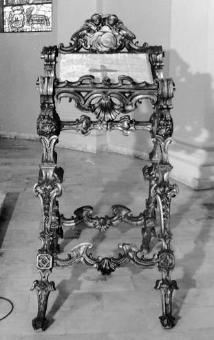 leggio - bottega toscana (sec. XVII)