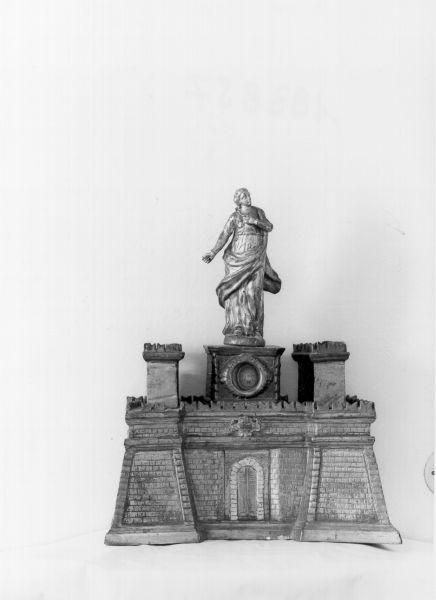 SANTA GIULIA (reliquiario architettonico - a tempietto) - bottega italiana (sec. XIX)