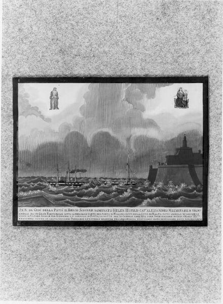 ex voto - bottega italiana (sec. XIX)