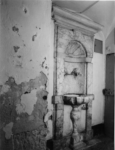 lavabo da sacrestia - bottega italiana (sec. XVIII)