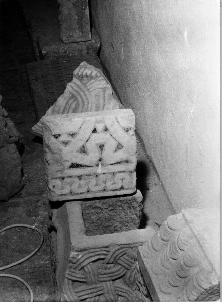 decorazione a intarsio, frammento - bottega toscana (sec. XIV)