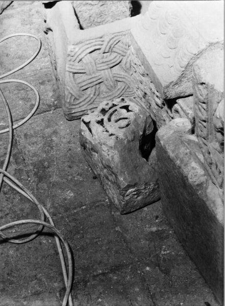 decorazione a intarsio, frammento - bottega toscana (fine/inizio secc. XIII/ XIV)