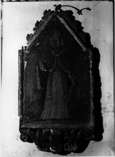 SANTO VESCOVO E ANGELI (dipinto) - ambito toscano (sec. XV)