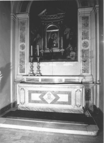 altare - ambito toscano (seconda metà sec. XIX)