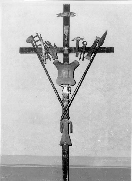 croce penitenziale - ambito pisano (metà sec. XIX)