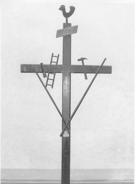 croce penitenziale - ambito pisano (metà sec. XIX)