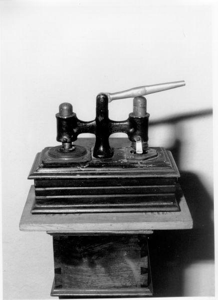 stampo per ostie - ambito italiano (seconda metà sec. XIX)