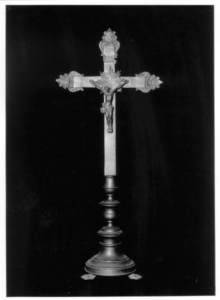 croce d'altare - ambito italiano (seconda metà sec. XIX)