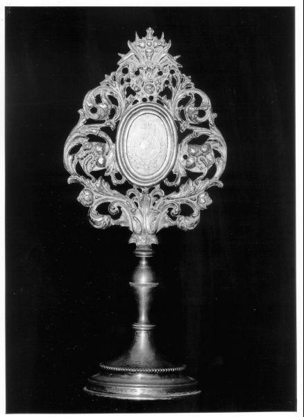 reliquiario - a ostensorio - ambito pisano (inizio sec. XX)