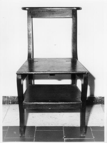 sedia, opera isolata - manifattura pisana (seconda metà sec. XIX)