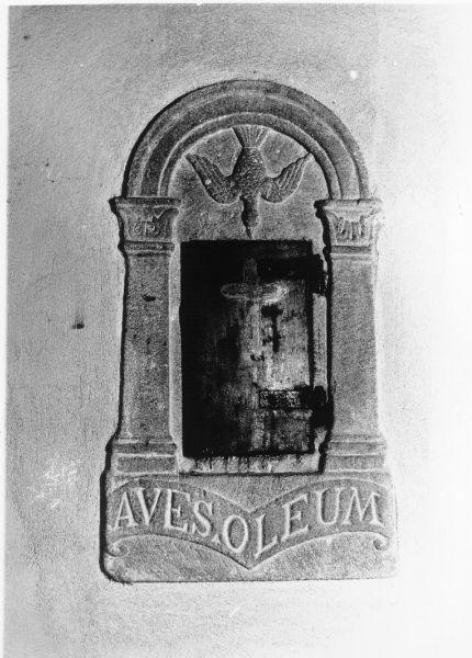 tabernacolo murale, opera isolata - ambito toscano (prima metà sec. XIX)