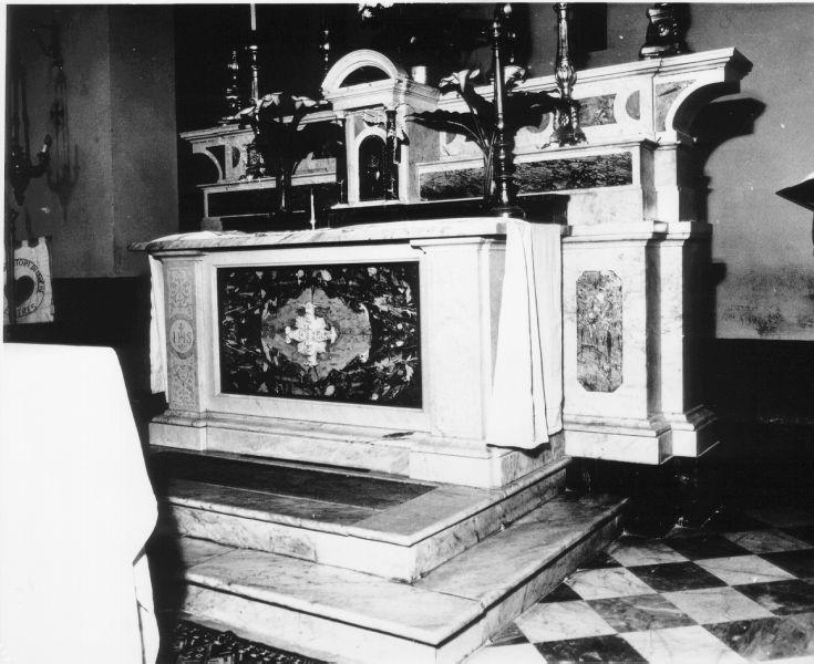 altare maggiore, opera isolata - ambito toscano (sec. XIX)