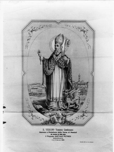 San Verano (stampa, opera isolata) - ambito fiorentino (sec. XIX)