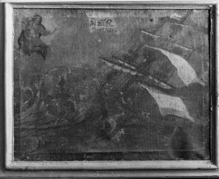 ex voto con Madonna con Bambino (dipinto, opera isolata) - bottega toscana (sec. XVIII)