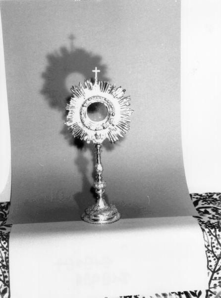 ostensorio, opera isolata - produzione toscana (metà sec. XVIII)