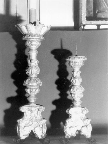 candeliere, serie - bottega toscana (sec. XVIII)