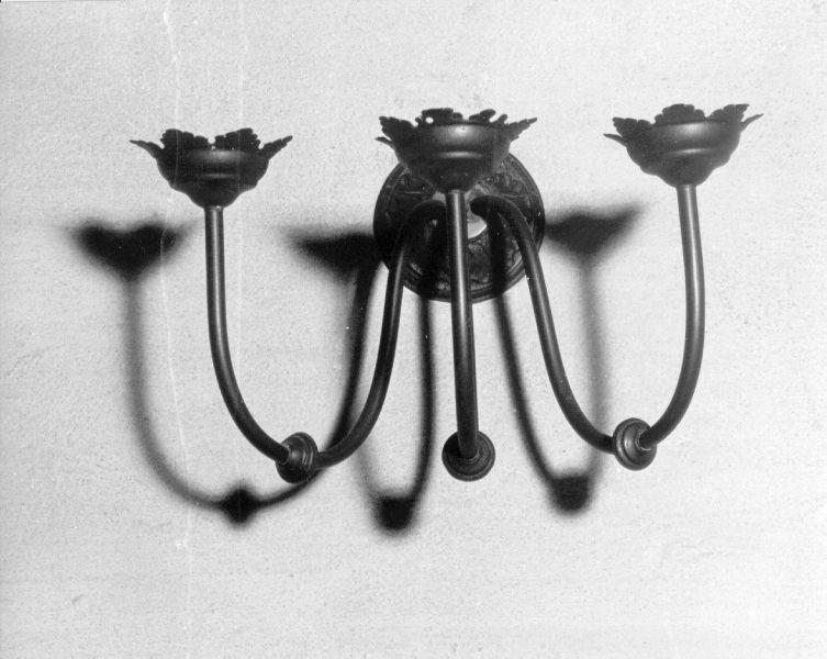 candeliere da parete, serie - bottega toscana (seconda metà sec. XIX)