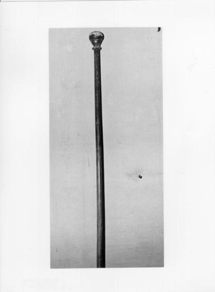 mazza processionale, opera isolata - bottega toscana (sec. XIX)