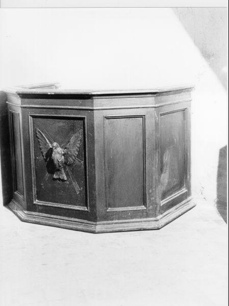 pulpito, opera isolata - bottega toscana (fine sec. XIX)