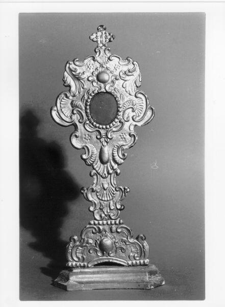 reliquiario - a ostensorio, opera isolata - bottega toscana (sec. XVIII)