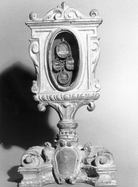 reliquiario - a tabella, opera isolata - bottega toscana (inizio sec. XIX)