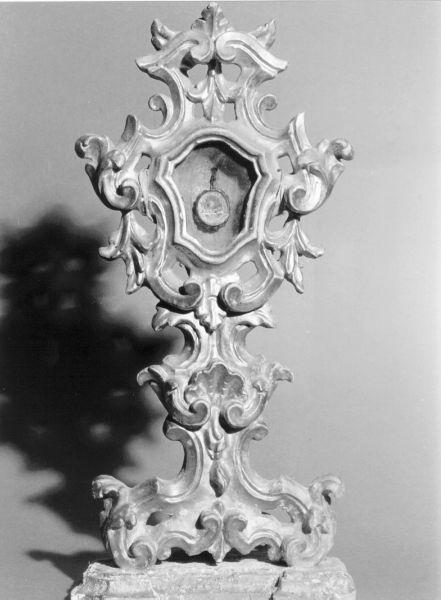 reliquiario - a ostensorio, opera isolata - bottega toscana (sec. XVIII)