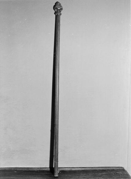 mazza processionale, opera isolata - bottega toscana (sec. XIX)