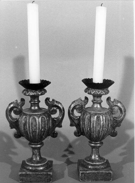 candeliere, serie - bottega toscana (sec. XVIII)