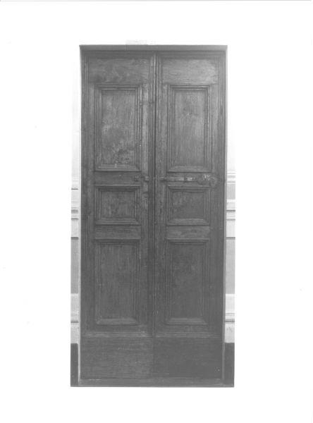 porta - a due battenti, opera isolata - bottega toscana (inizio sec. XIX)