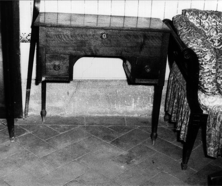 scrivania, opera isolata - manifattura italiana (fine sec. XIX)