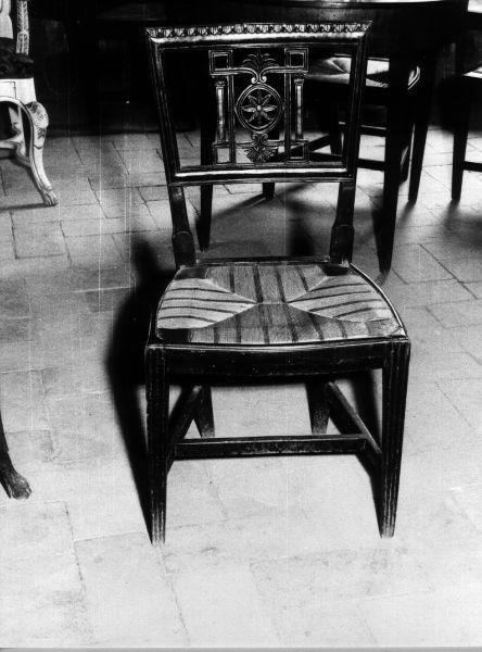 sedia, serie - manifattura italiana (fine sec. XIX)