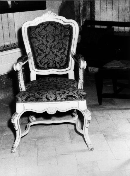 poltrona, serie - manifattura italiana (metà sec. XIX)