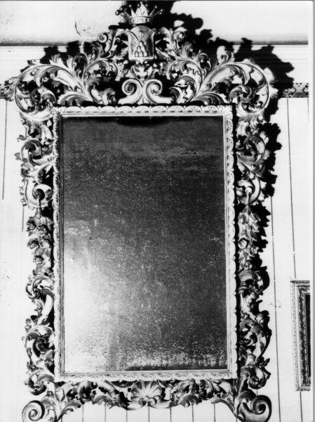 specchiera, opera isolata - manifattura toscana (seconda metà sec. XIX)