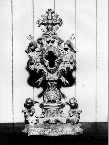 reliquiario - a ostensorio, opera isolata - manifattura toscana (prima metà sec. XIX)