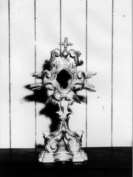 reliquiario - a ostensorio, opera isolata - manifattura toscana (prima metà sec. XIX)