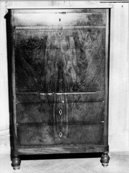 secrétaire, opera isolata - manifattura italiana (seconda metà sec. XIX)