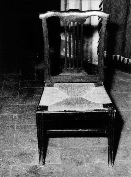 sedia, opera isolata - manifattura italiana (seconda metà sec. XIX)