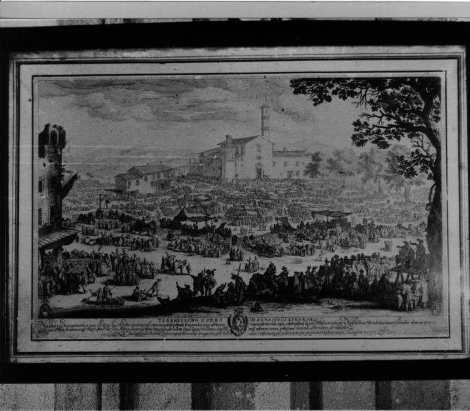 FIERA DELL'IMPRUNETA (incisione, opera isolata) di Callot Jacques (sec. XVII)