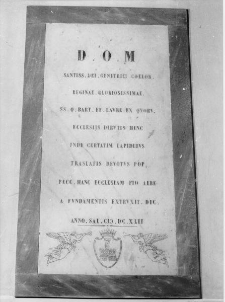 lapide, opera isolata - ambito pisano (sec. XIX)