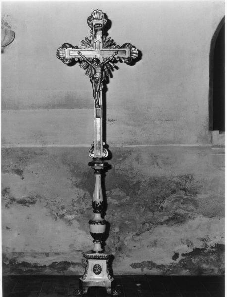 croce d'altare, opera isolata - bottega toscana (metà sec. XVIII)