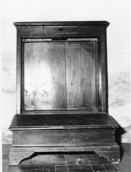 inginocchiatoio, opera isolata - ambito pisano (metà sec. XIX)