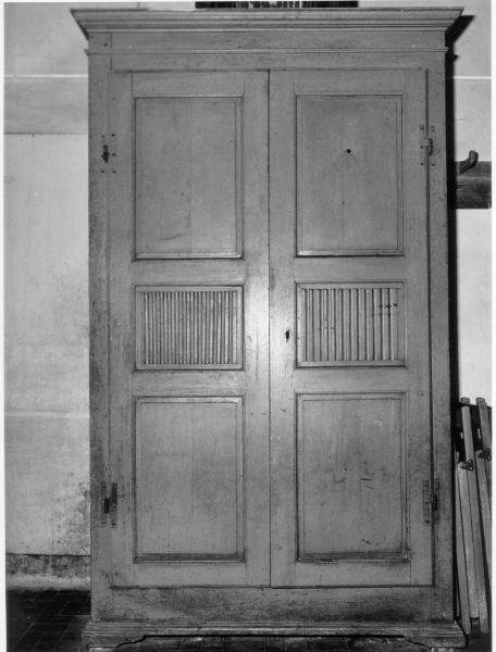 armadio da sacrestia, opera isolata - ambito pisano (metà sec. XIX)