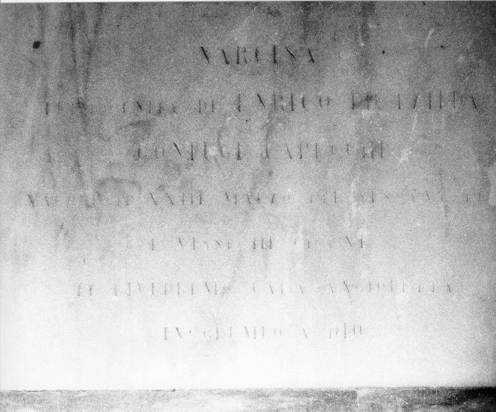 lapide tombale, opera isolata - manifattura toscana (metà sec. XIX)