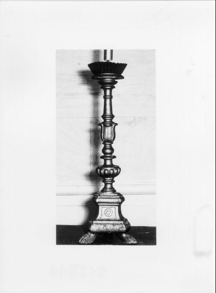 candeliere, serie - manifattura toscana (metà sec. XIX)