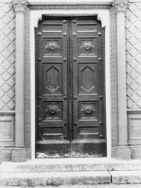 porta - a due battenti, opera isolata - manifattura toscana (metà sec. XIX)