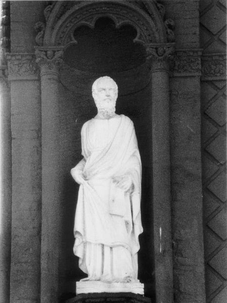 PROFETA (scultura, opera isolata) - manifattura toscana (metà sec. XIX)