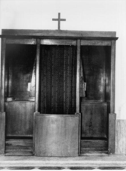confessionale, serie - bottega toscana (metà sec. XX)