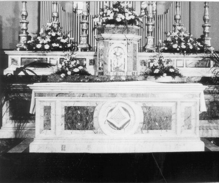 altare maggiore, opera isolata - ambito italiano (sec. XIX)